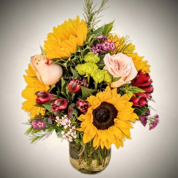 Sunlit Garden Bloom