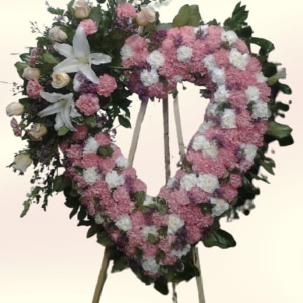 Checkered Pink Heart
