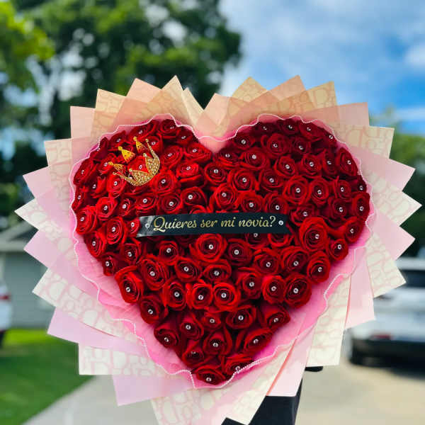 Ramo de corazón 5