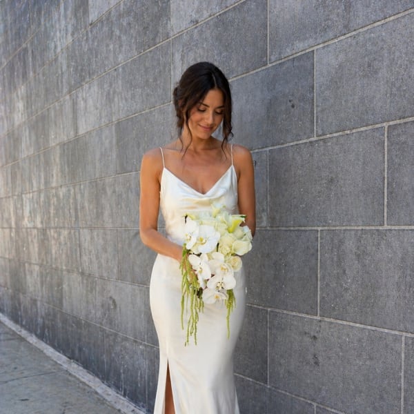 Cascading Orchid & Calla Lily Bridal Bouquet – Luxury Wedding Flowers Los Angeles