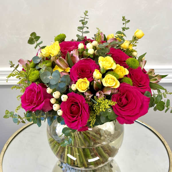 Citrus Rose Garden By VLM Flowers