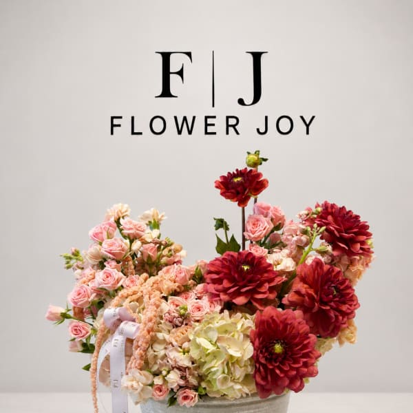 Blush & Burgundy Luxury Floral Arrangement