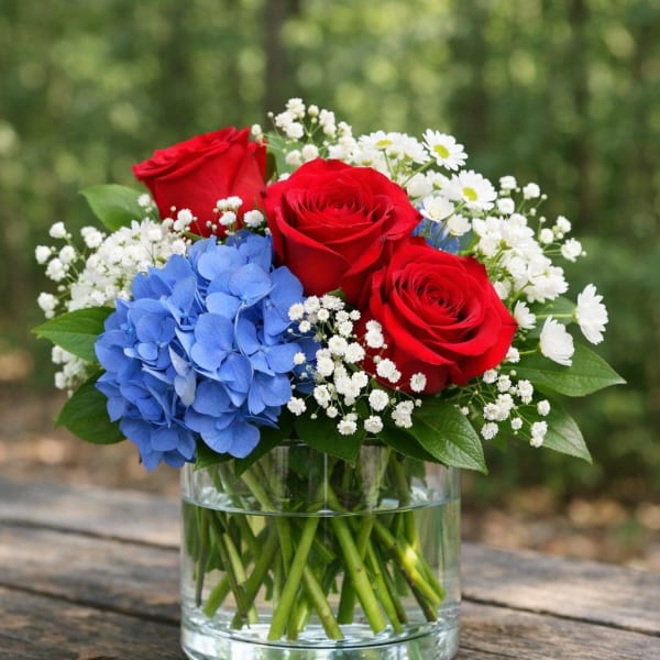 Simply Red, White, & Blue