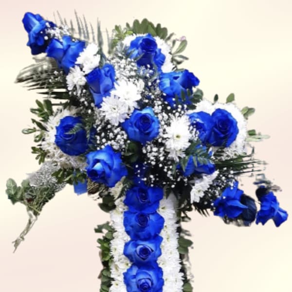 Blue Sympathy Cross