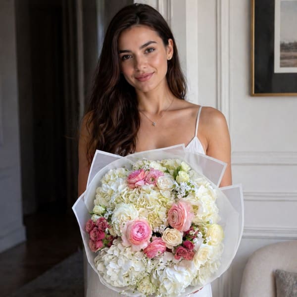 Blush Ivory Elegance Bouquet