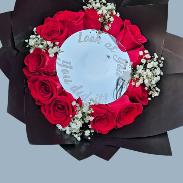 Look at you graduation bouquet