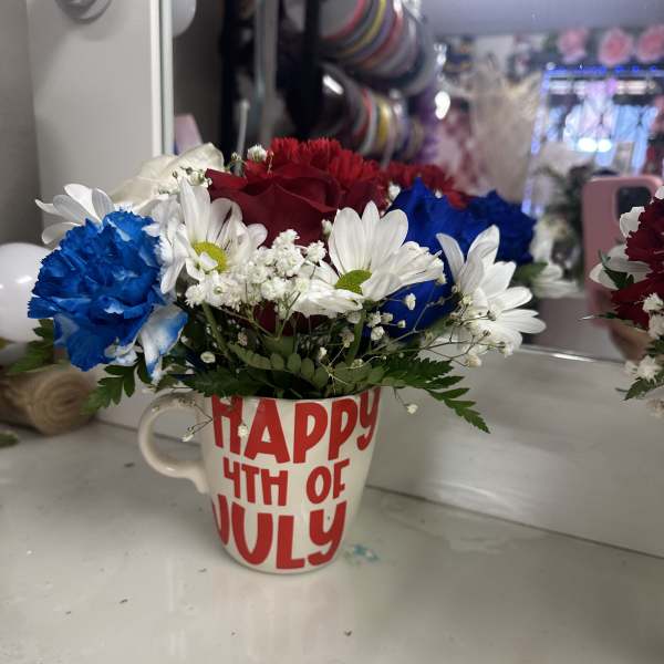 4th of July mug