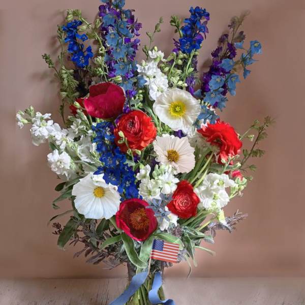Red White & Blue bouquet