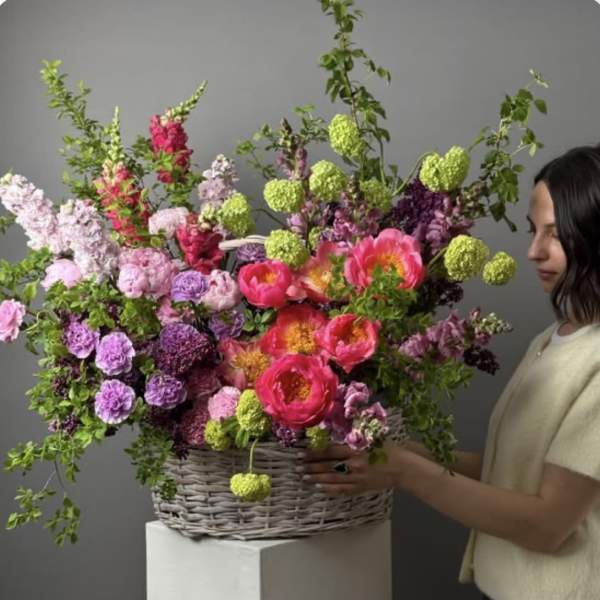 Garden flowers Basket