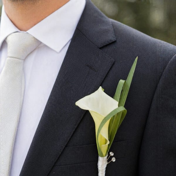 Calla Lily Boutonniere