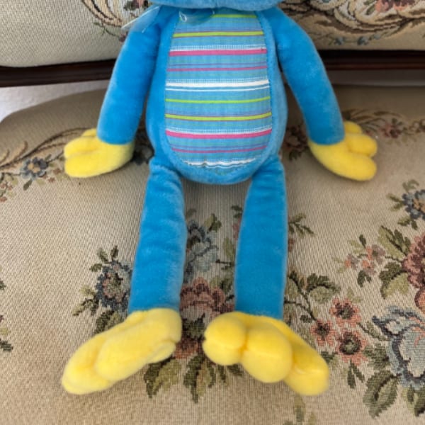 Blue Frog Plush