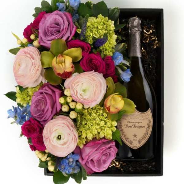 Flora Box Pastel Dom Perignon