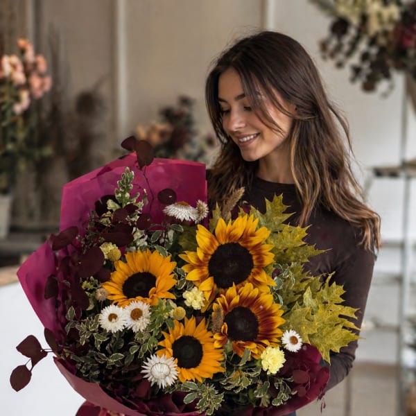 Autumn Glow Sunflower Bouquet