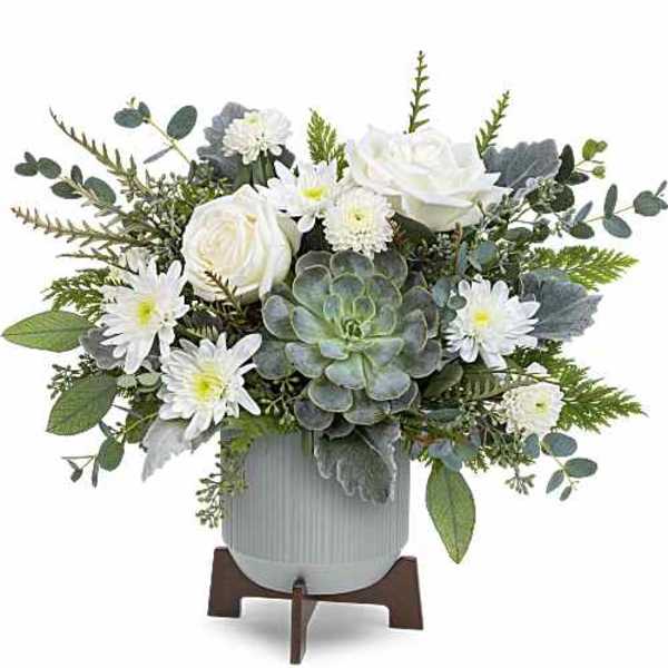 Teleflora's Tranquil Clouds Bouquet