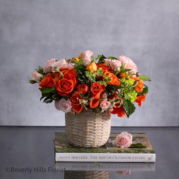 Sunset Serenade - A Tale of Orange and Pink - Pasadena Florist
