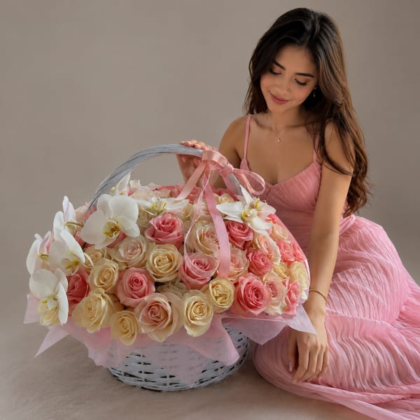 Roses in Basket D