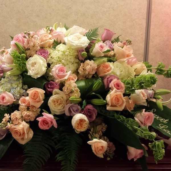 Timeless Devotion Casket Spray by Simply Flowers