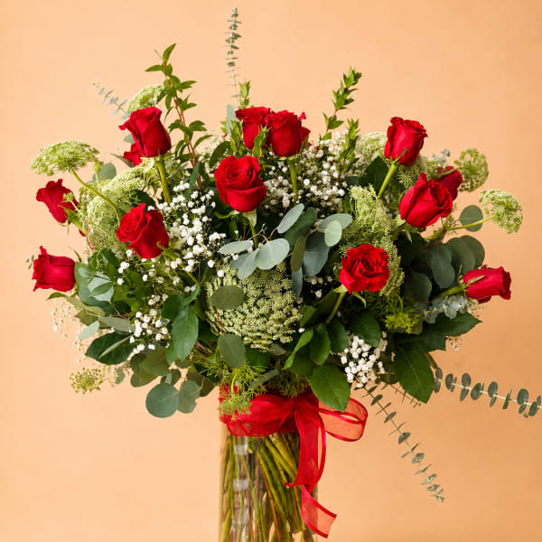 2 Dozen Roses Arrangement Standard