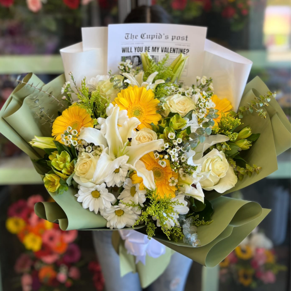 Yellow Korean Chamomile Bouquet