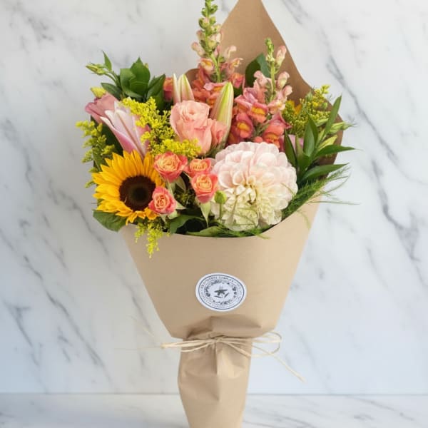 Summer Fields Wrapped Bouquet