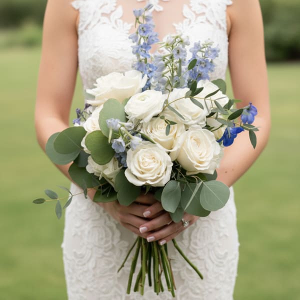 Bluebell Garden Romance Bridal Bouquet