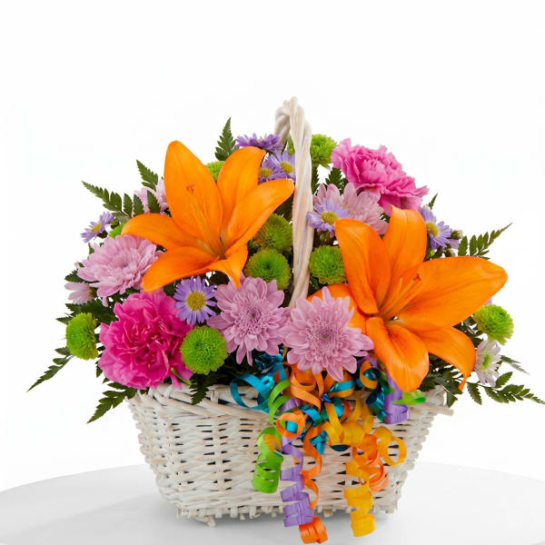 Fiesta Basket Bouquet
