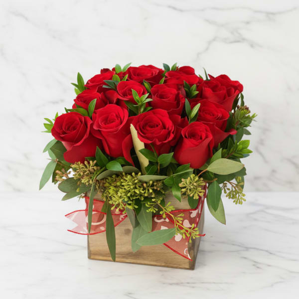 "Boxed" Roses