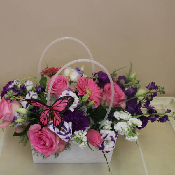 Pocketbook full of Posies Vivid.