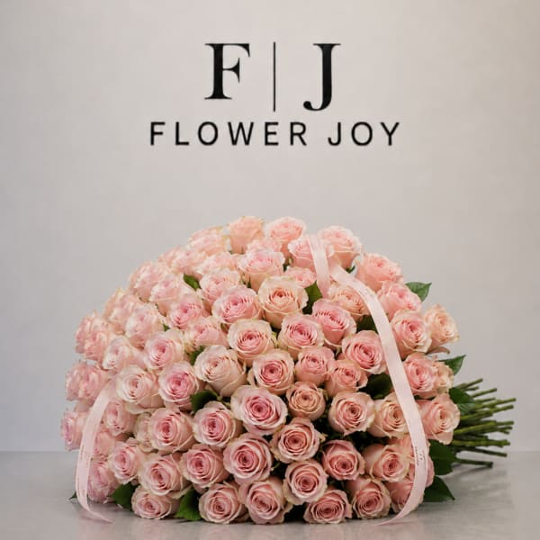 Blush Romance Bouquet (75 Roses)