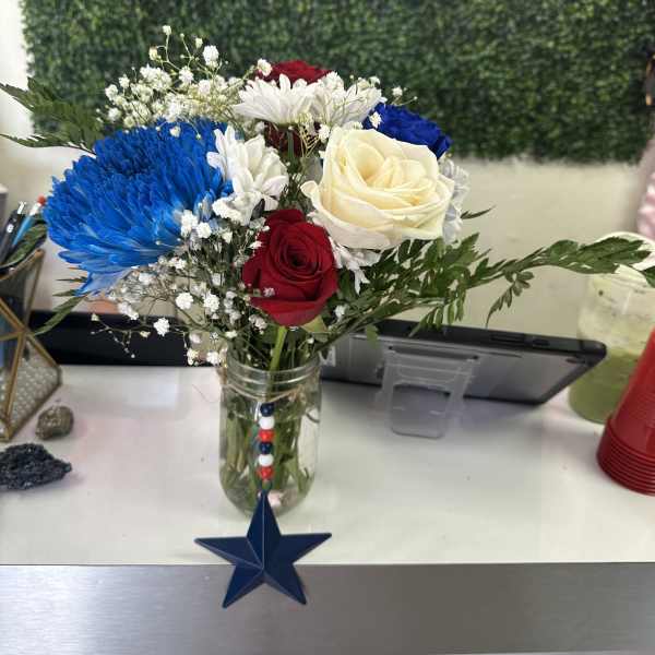 Masson Jar 4th of July