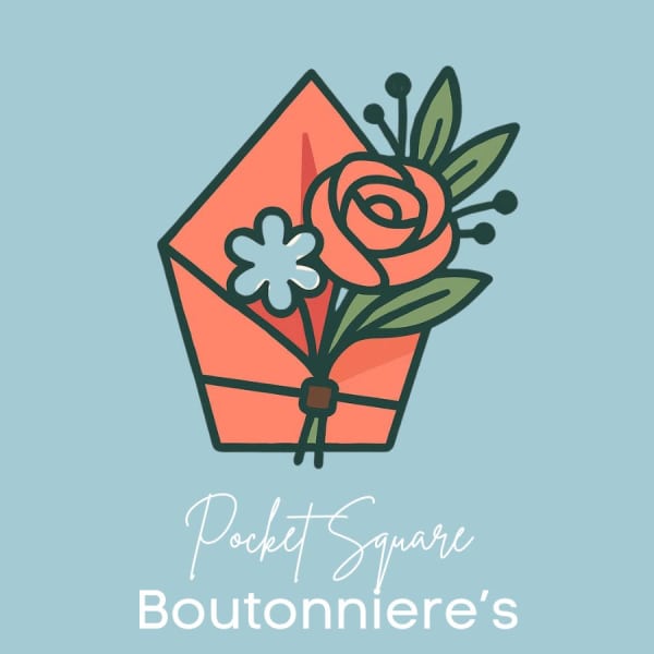 Modern Floral Pocket Square – The Pin-Free Boutonniere