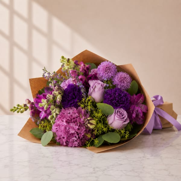 Purple Reign – Luxury Lavender Flower Bouquet (Same-Day Delivery Los Angeles)