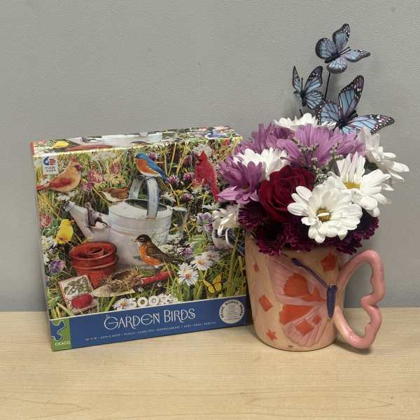 Butterfly Floral & Puzzle