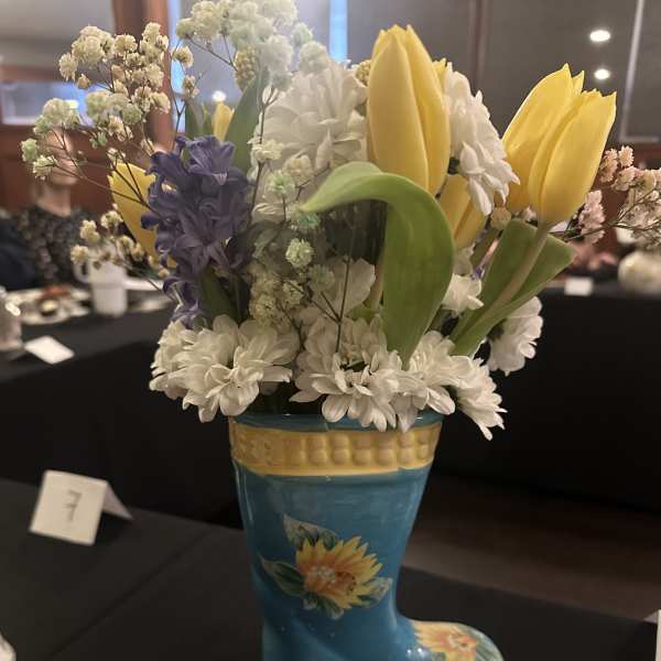Get Well Rain Boot Arrangement