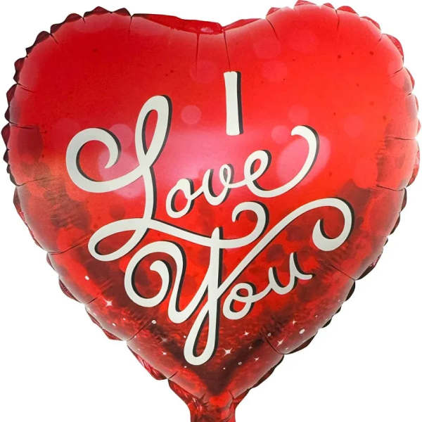 I LOVE YOU 18" mylar balloon