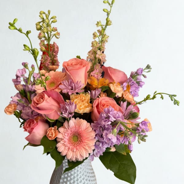 sweet blush arrangement