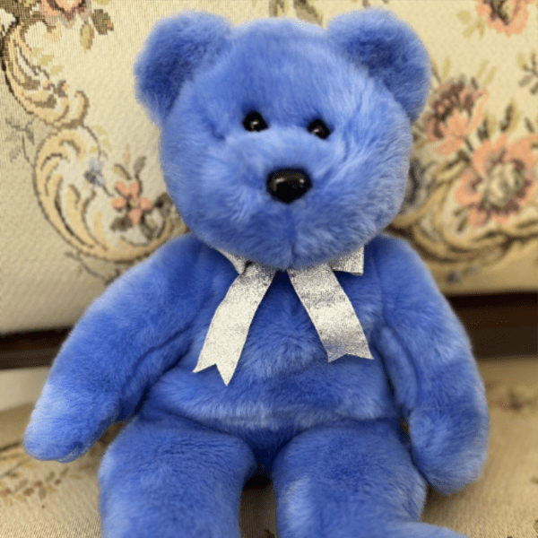Blue Teddy Bear Plush