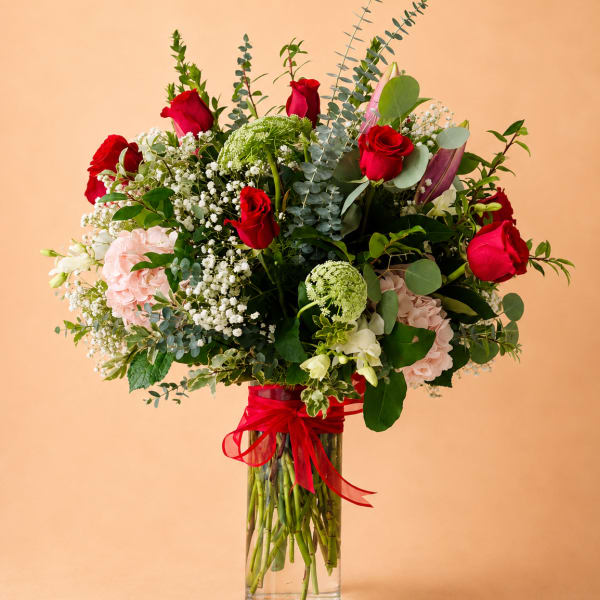 1 Dozen Roses Arrangement Premium