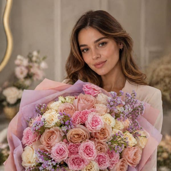 Blush Rose Luxury Bouquet