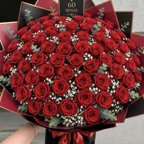 BUCHONES 60 ROSAS