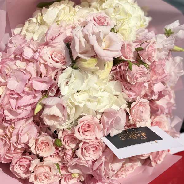 Blush Hydrangea Garden Bouquet