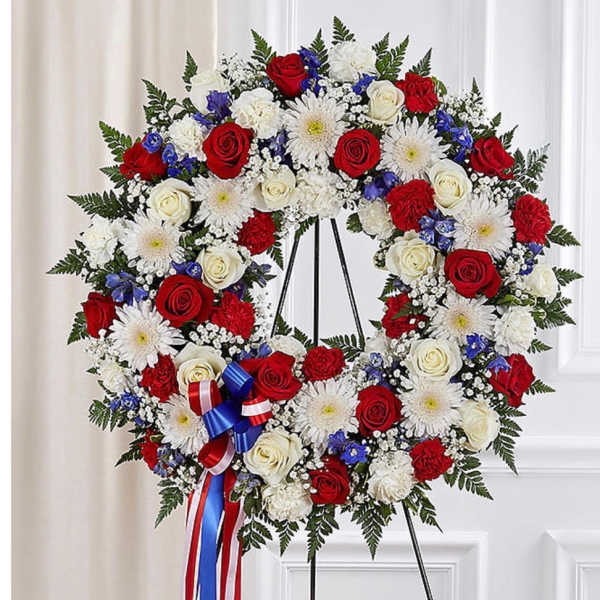 PATRIOTIC PASSION WREATH