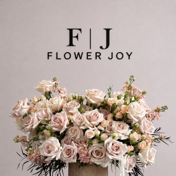 Champagne Garden Arrangement