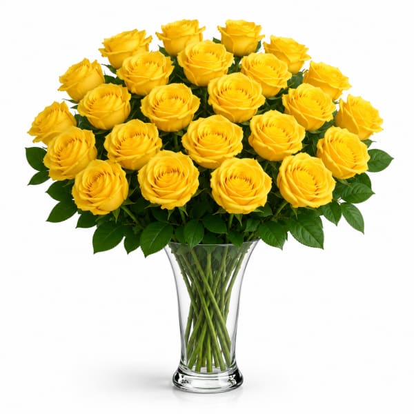 2 Dozen Yellow Roses