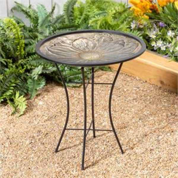 Flower Birdbath