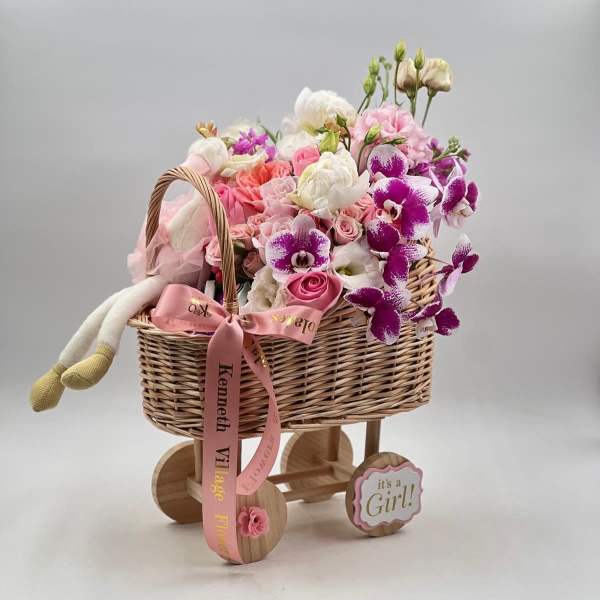 Sweet Baby Girl Basket