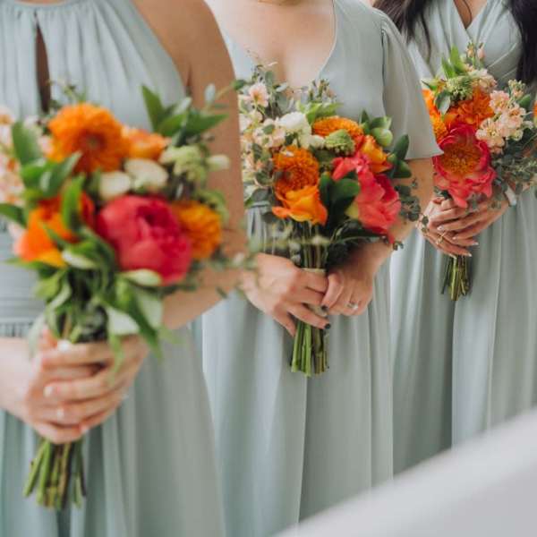 Bridesmaid tropical bouquet