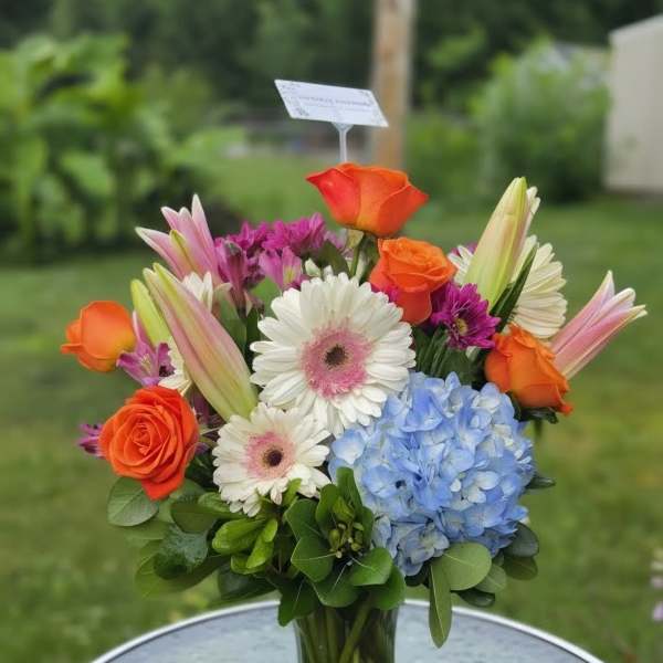 vibrant summer bouquet