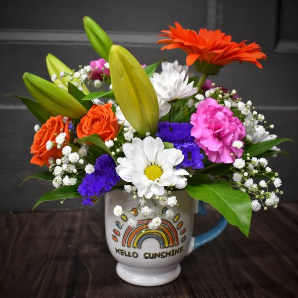 Hello Sunshine Mug Bouquet