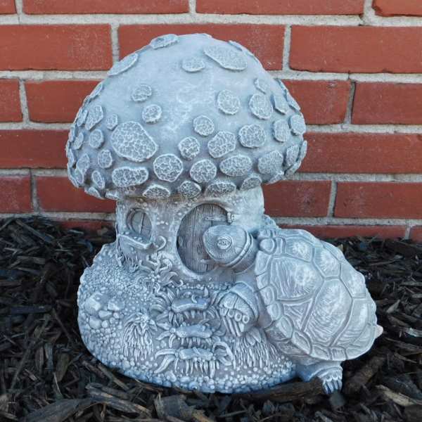 MUSHROOM WITH TURTLE STATUE